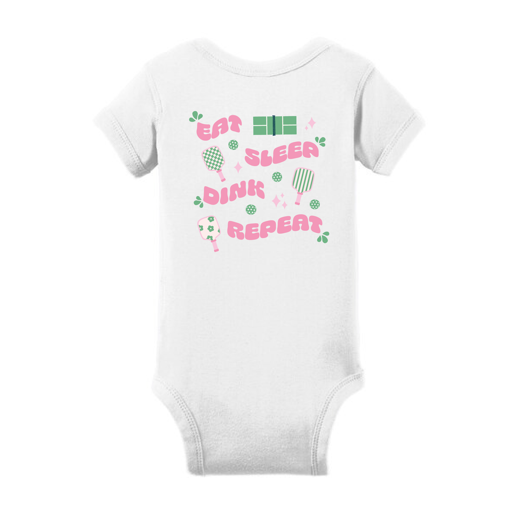 Eat Sleep Dink Repeat Onesie