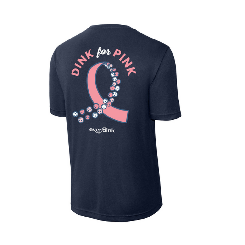 Cancer Awareness - Dink for Pink Endurance Shirt - Navy