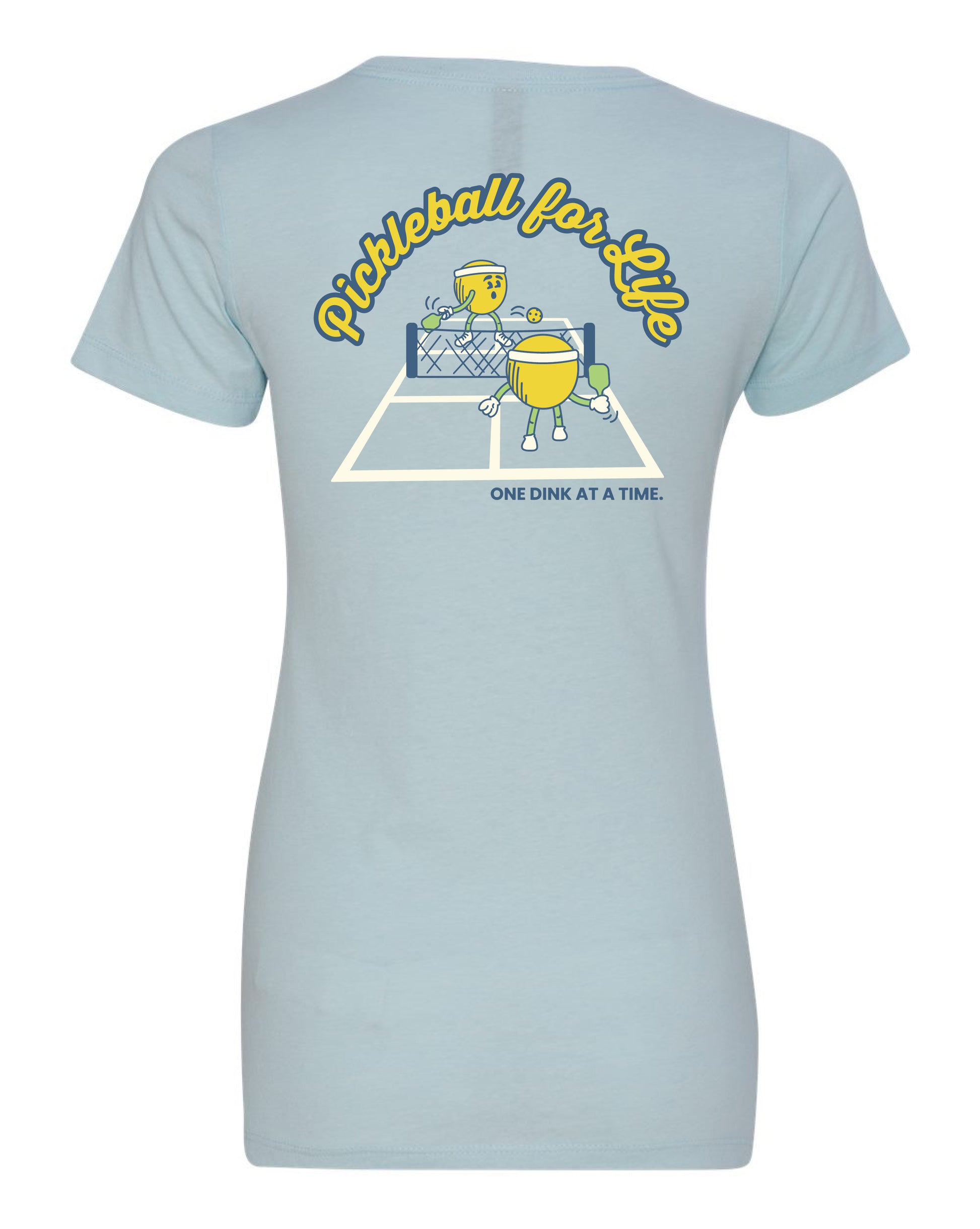 One Dink at a Time: Women's Fine Jersey T-shirt - Honeydew