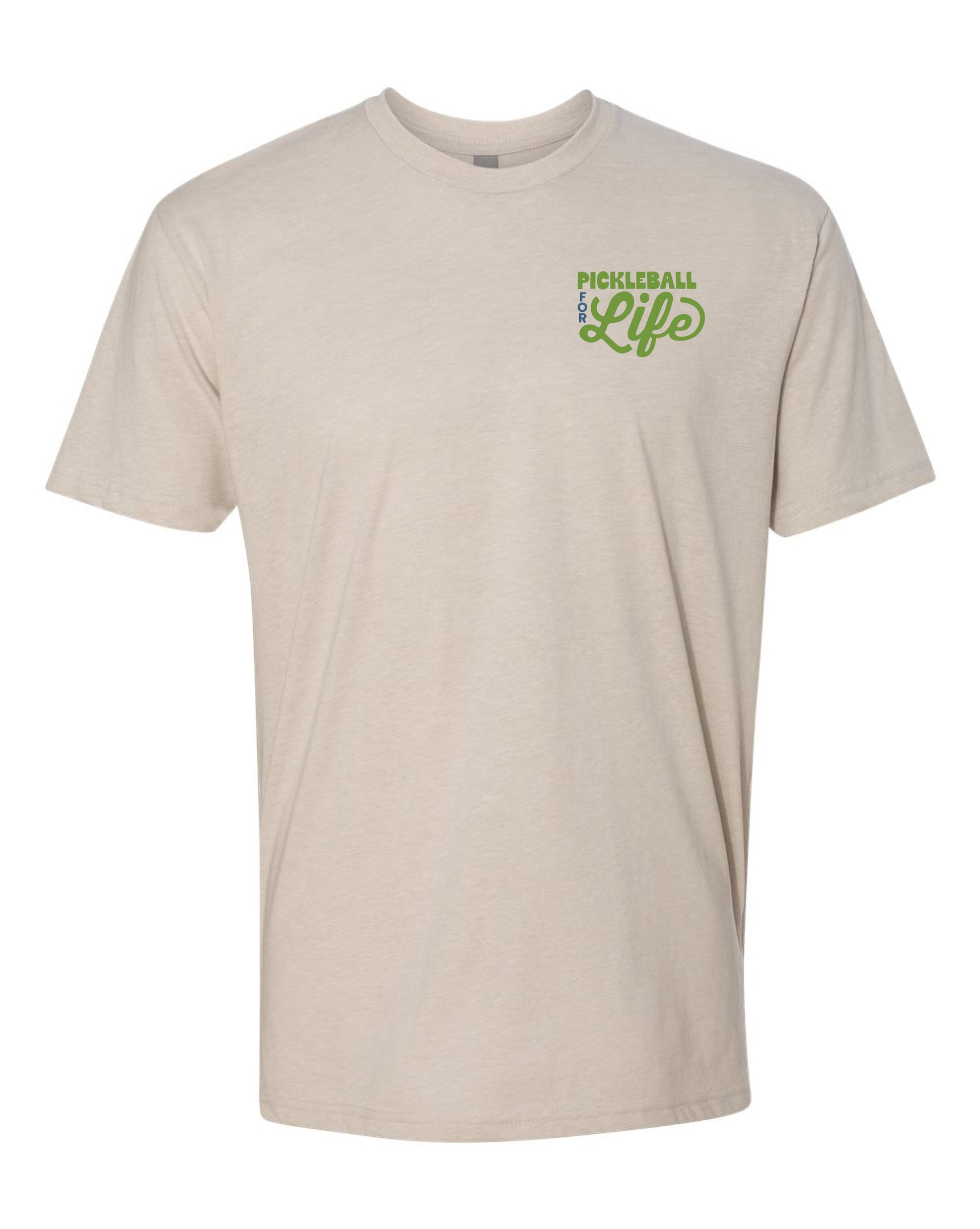 Eat, Sleep, Dink: Short Sleeve Crew - Sand