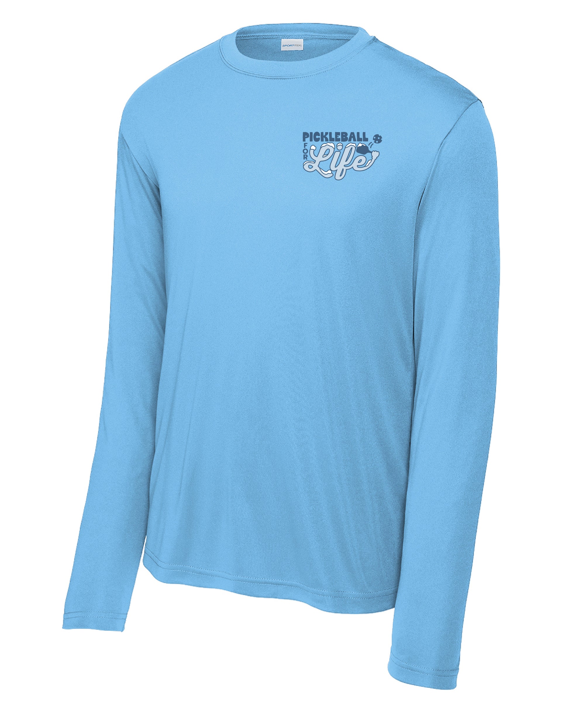 Winter Design: Endurance Long Sleeve Shirt - Silver/Carolina Blue