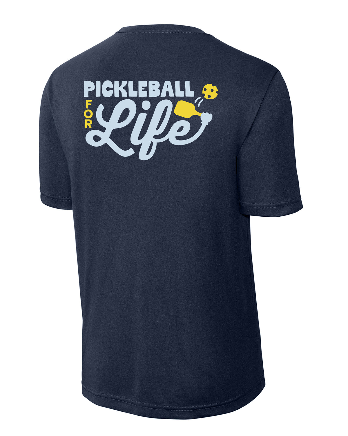 Pickleball for Life Logo: Endurance Competitor Tee - True Navy