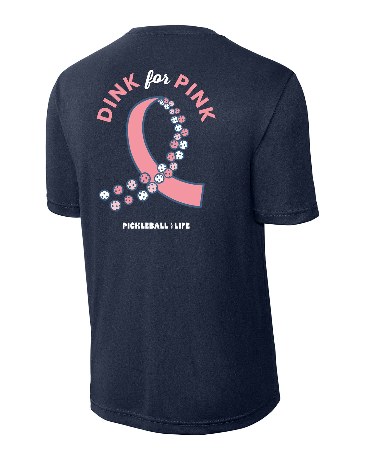 Cancer Awareness - Dink for Pink Endurance Shirt - Navy