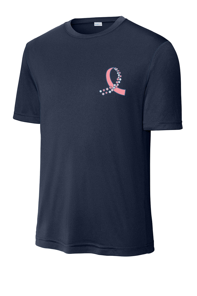 Cancer Awareness - Dink for Pink Youth Endurance Shirt - Navy