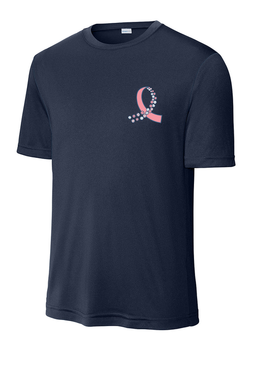 Cancer Awareness - Dink for Pink Endurance Shirt - Navy